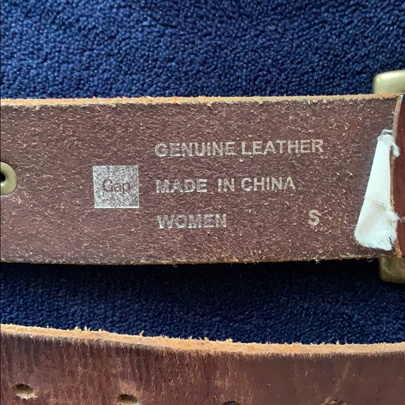 GAP brown leather studded belt - Picture 4 of 4